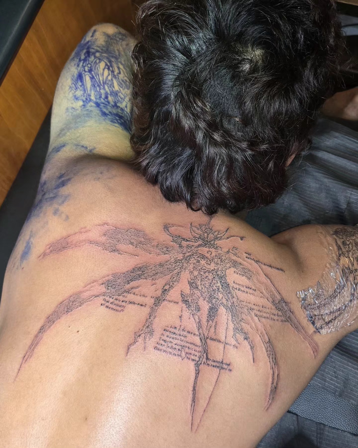 Butterfly black and grey tattoo on the back by Branded ꪉꪗ Brandon ∴ b.liew ∴ Tattoo ∴ NYC