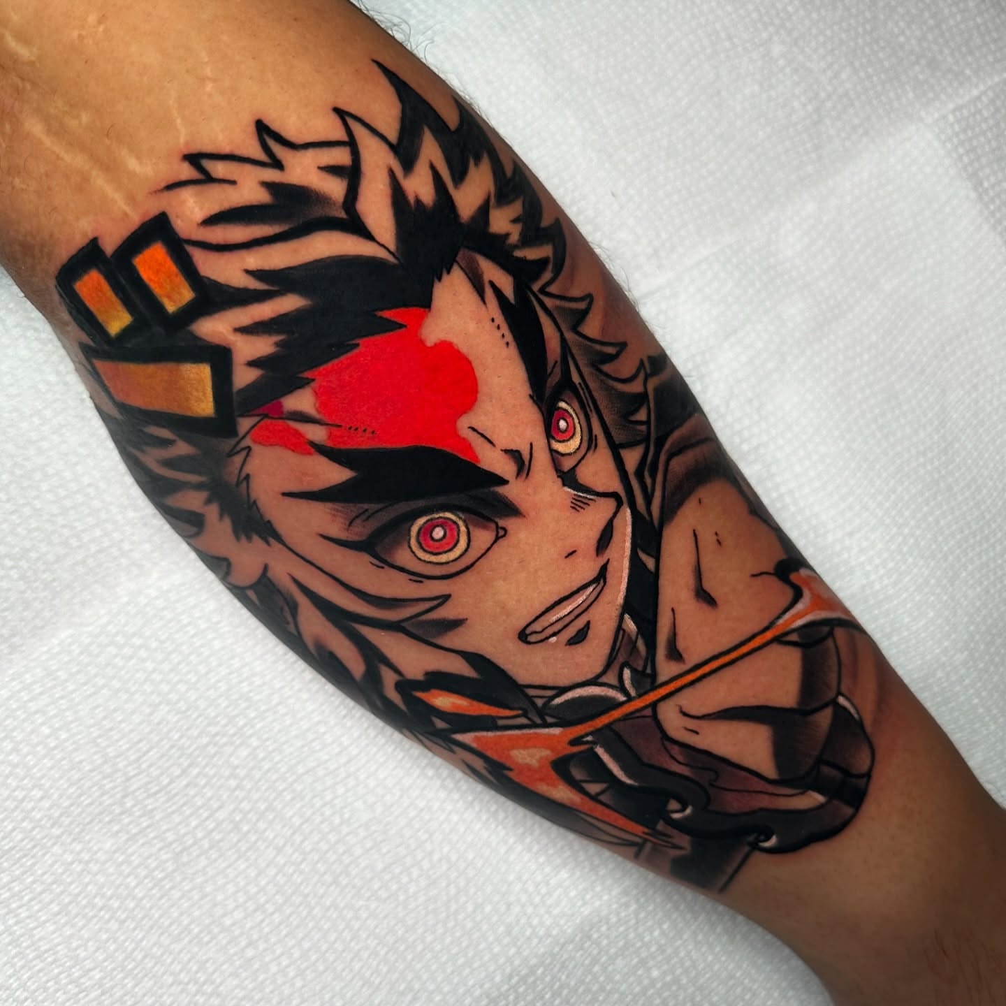 Tattoo by @zack.simpson__ — anime