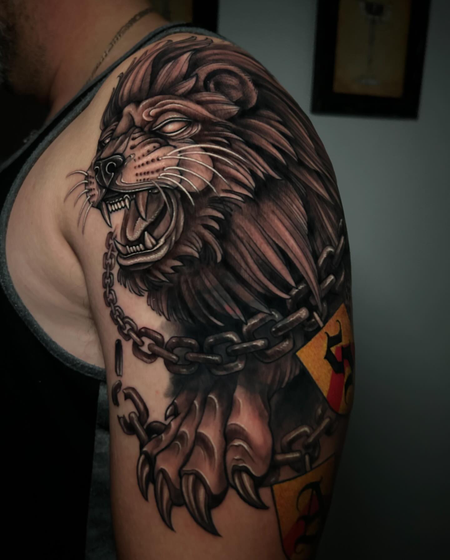 Tattoo by @cuzmatt — realism, black_and_grey
