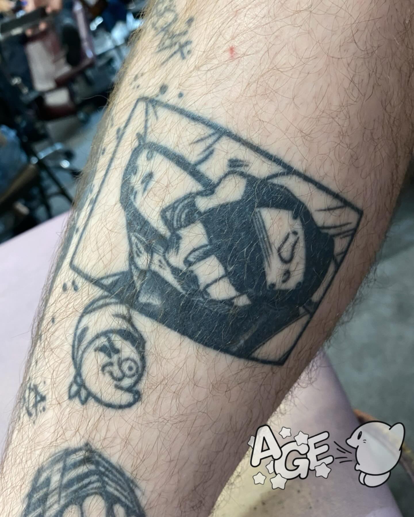 Anime characters anime tattoo on the forearm by Otaku and Gamer Tattooer