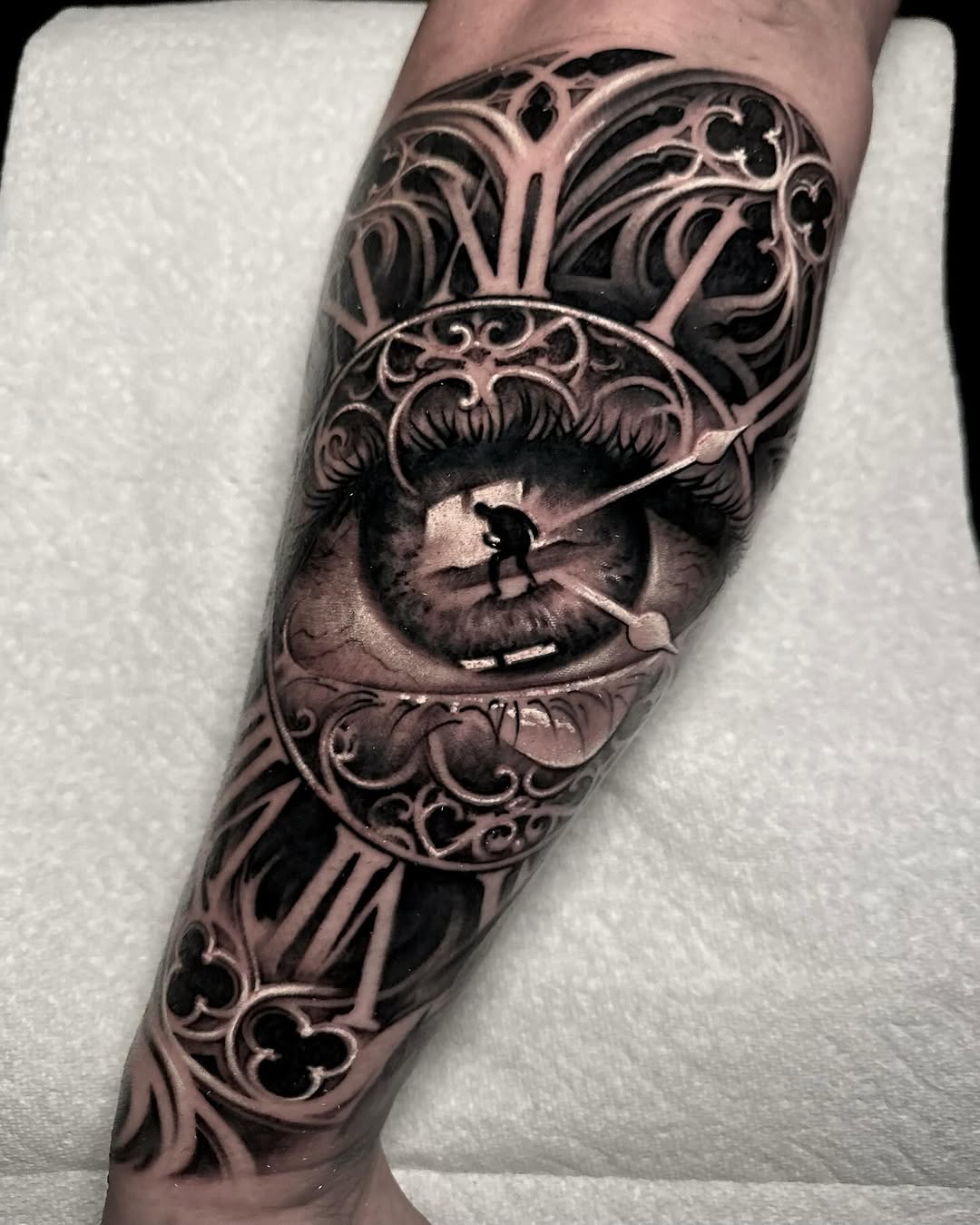 Tattoo by @gabejensentattoos — realism, black_and_grey