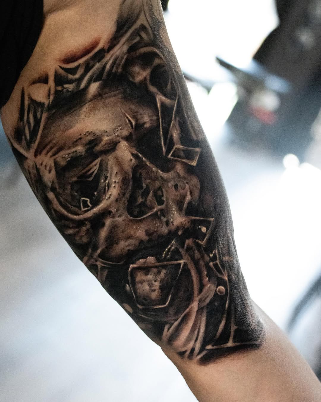 Tattoo by @alex_suarez303 — realism, black_and_grey