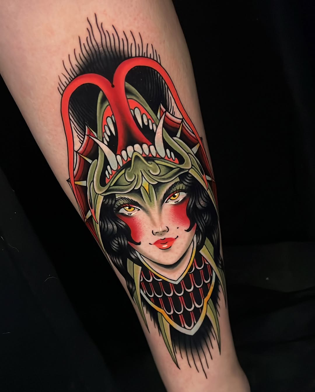 Tattoo by @trophytattoos — neo_traditional