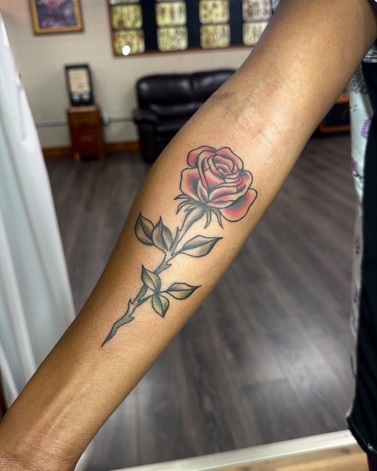 Tattoo by @juniper_oshea — black_and_grey