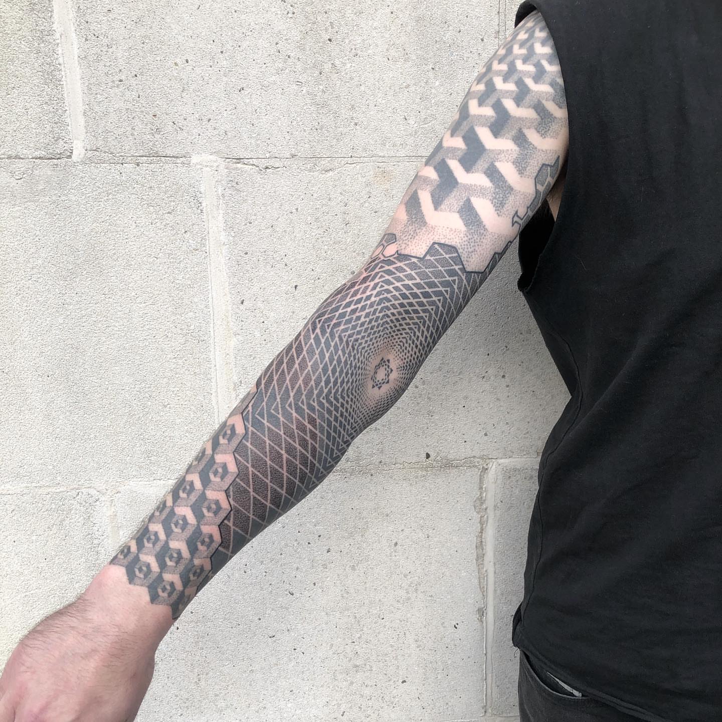 Tattoo by @setharcane — geometric