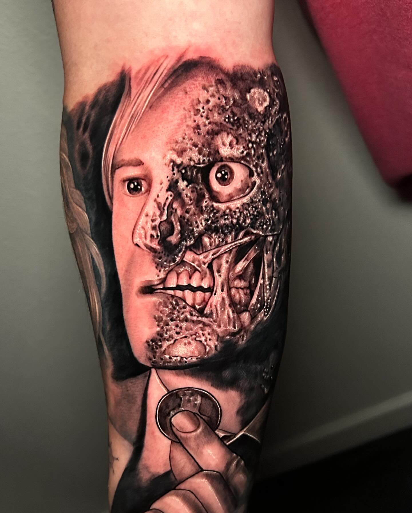Tattoo by @cuzmatt — realism, dark_realism