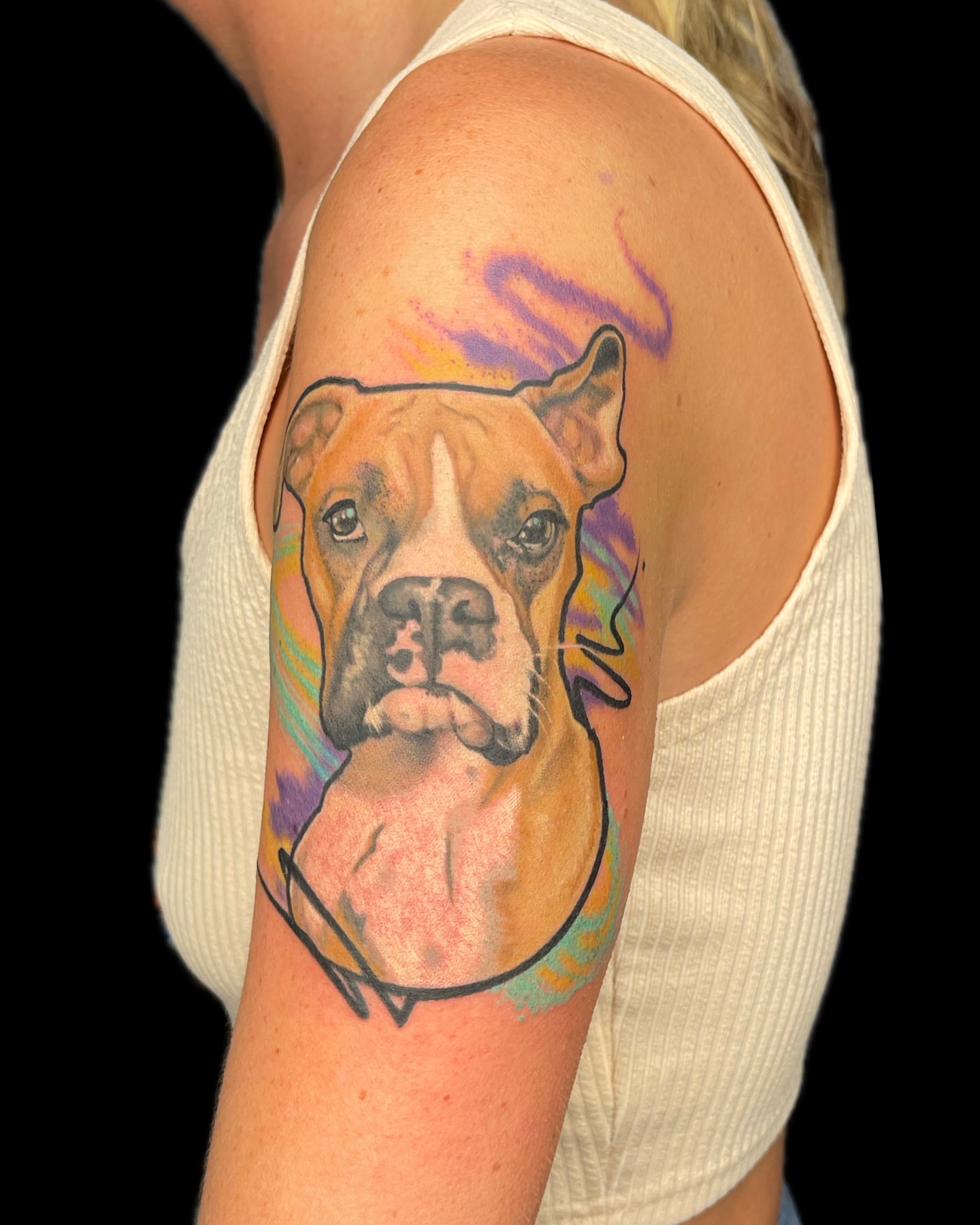 Tattoo by @kelciekoolaid โ watercolor
