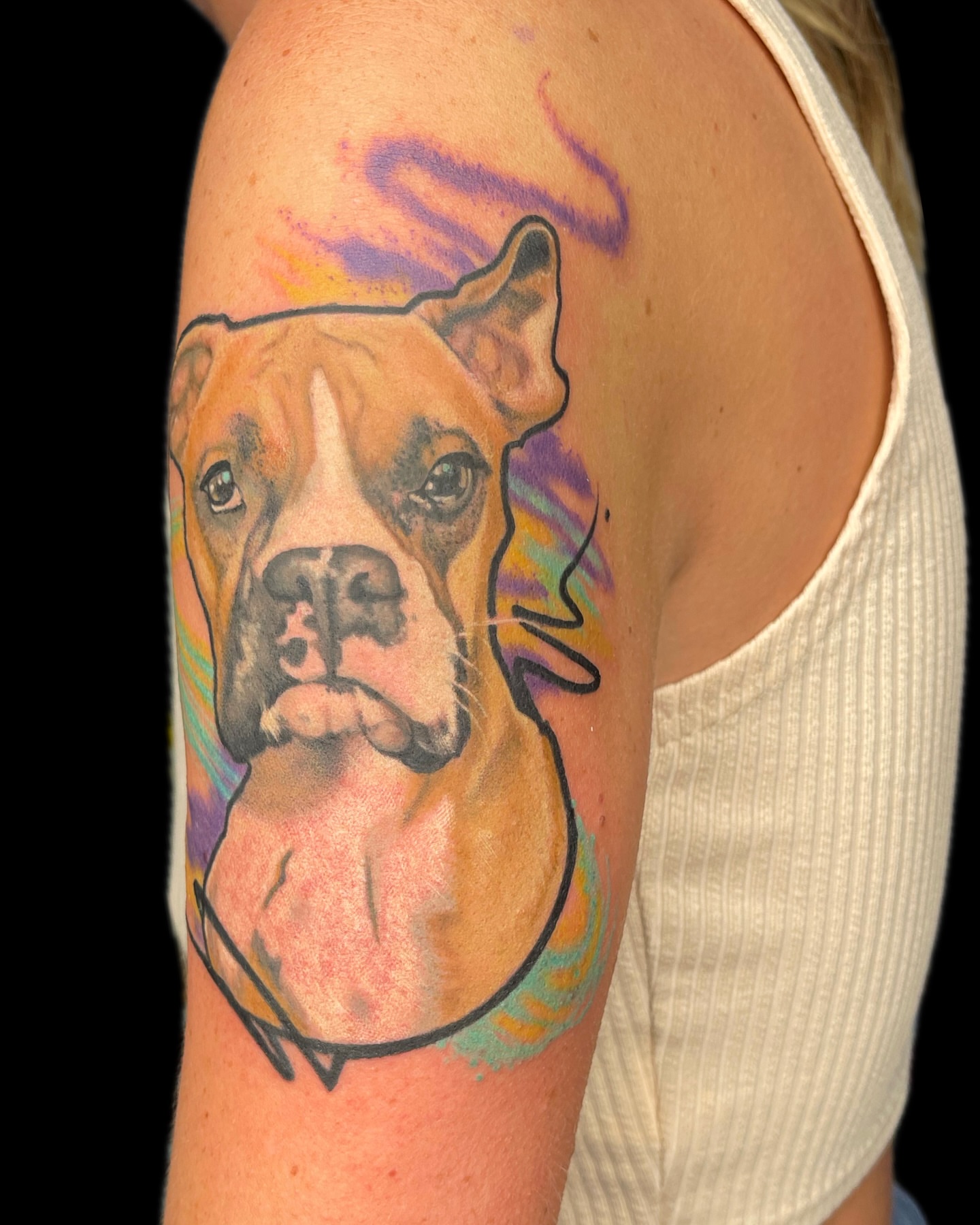 Tattoo by @kelciekoolaid โ realism, watercolor