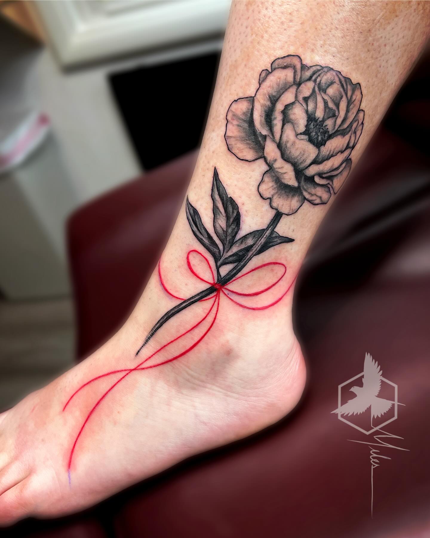 Tattoo by @milesbrowne — black_and_grey