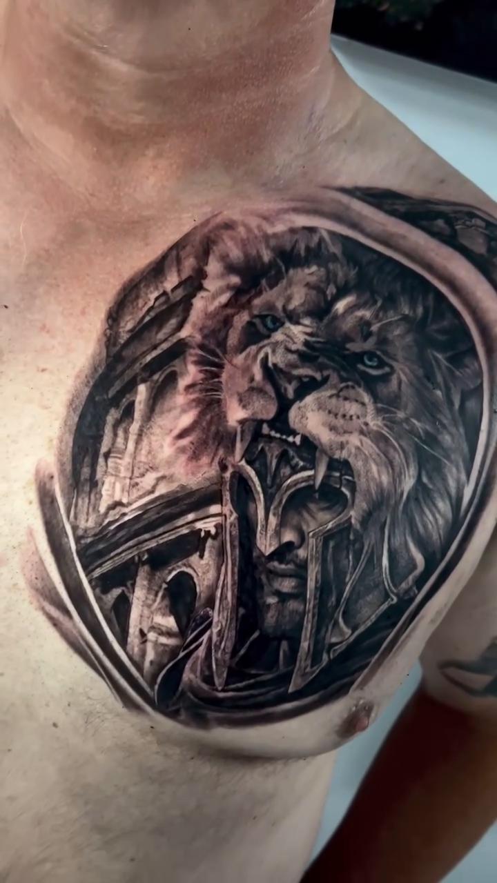 Tattoo by @the_buza — realism, black_and_grey