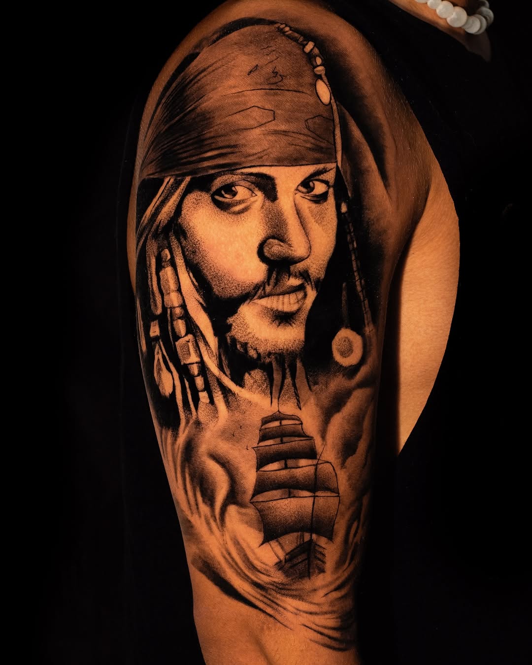 Tattoo by @javiink_rm — realism, black_and_grey