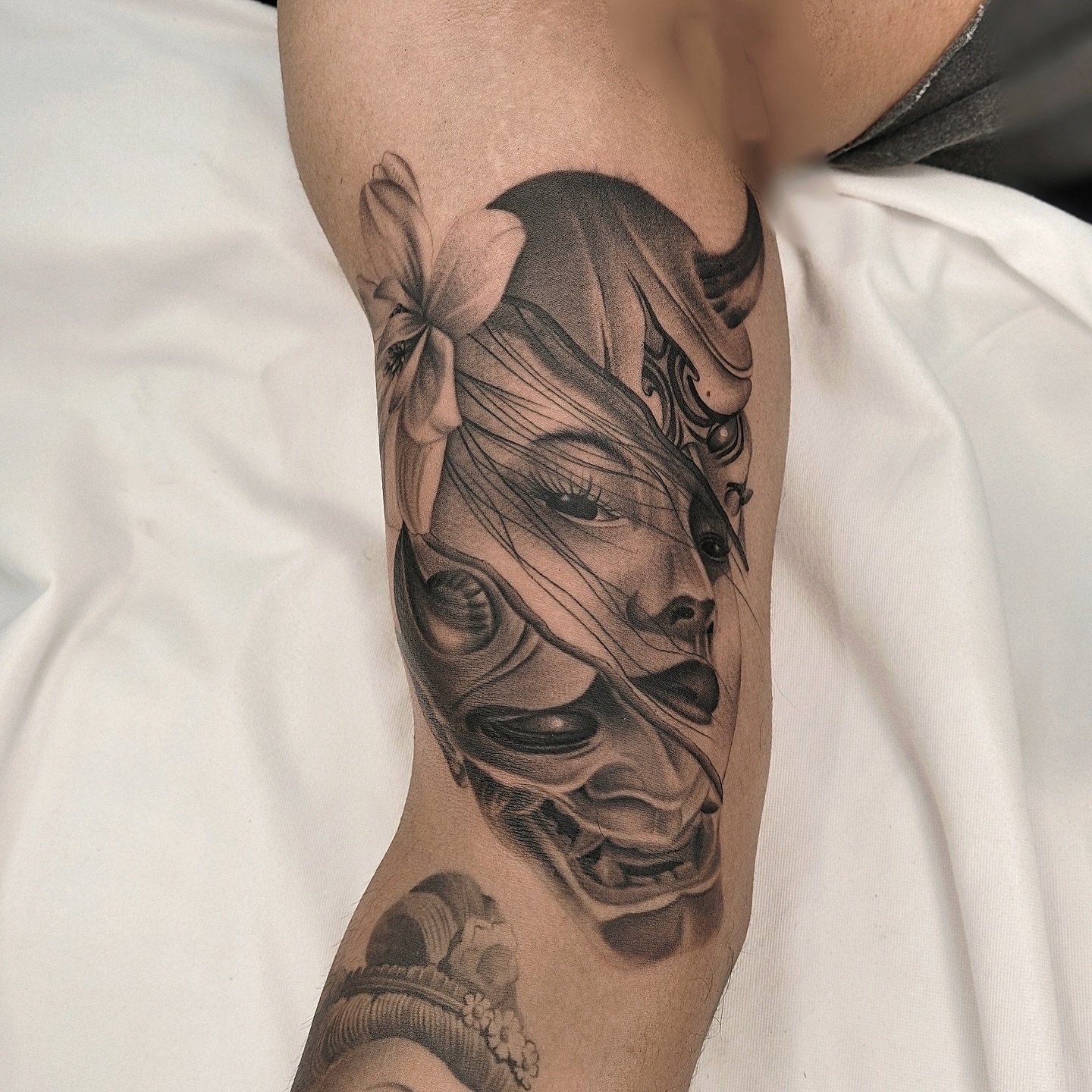 Tattoo by @houstontattooartist_miketran — black_and_grey, realism
