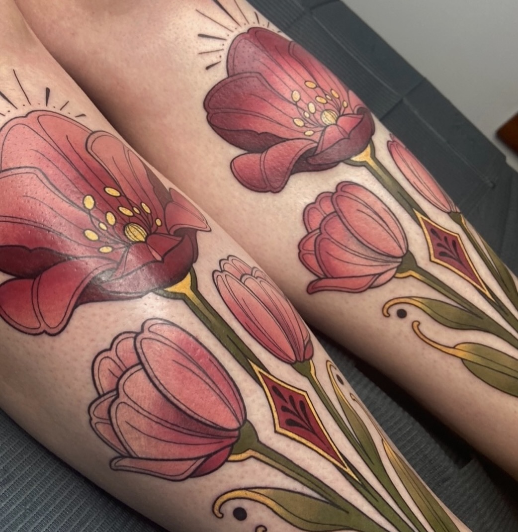 Tattoo by @aliciamarietattoo — neo_traditional, ornamental