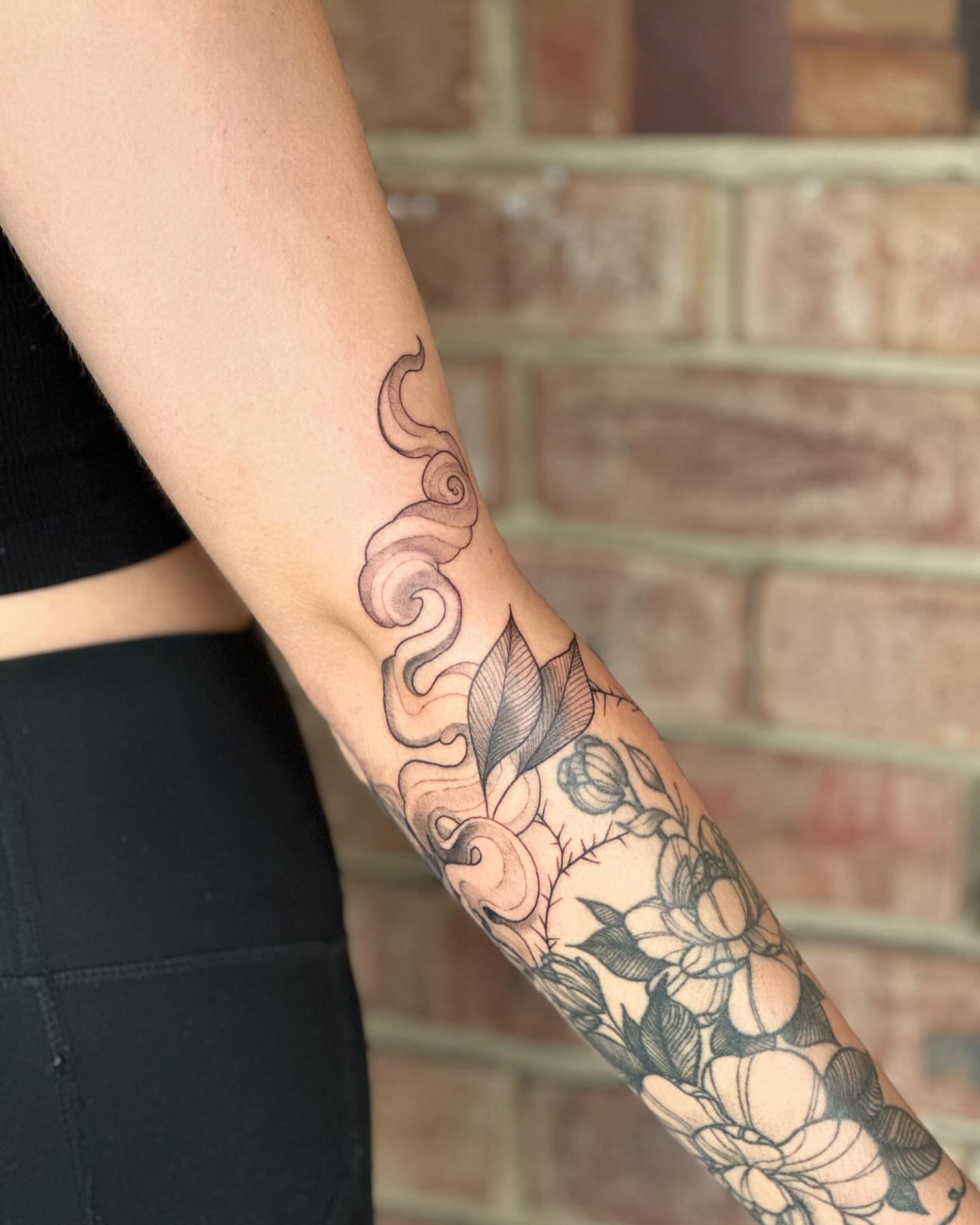 Tattoo by @boo_tomahawk — black_and_grey