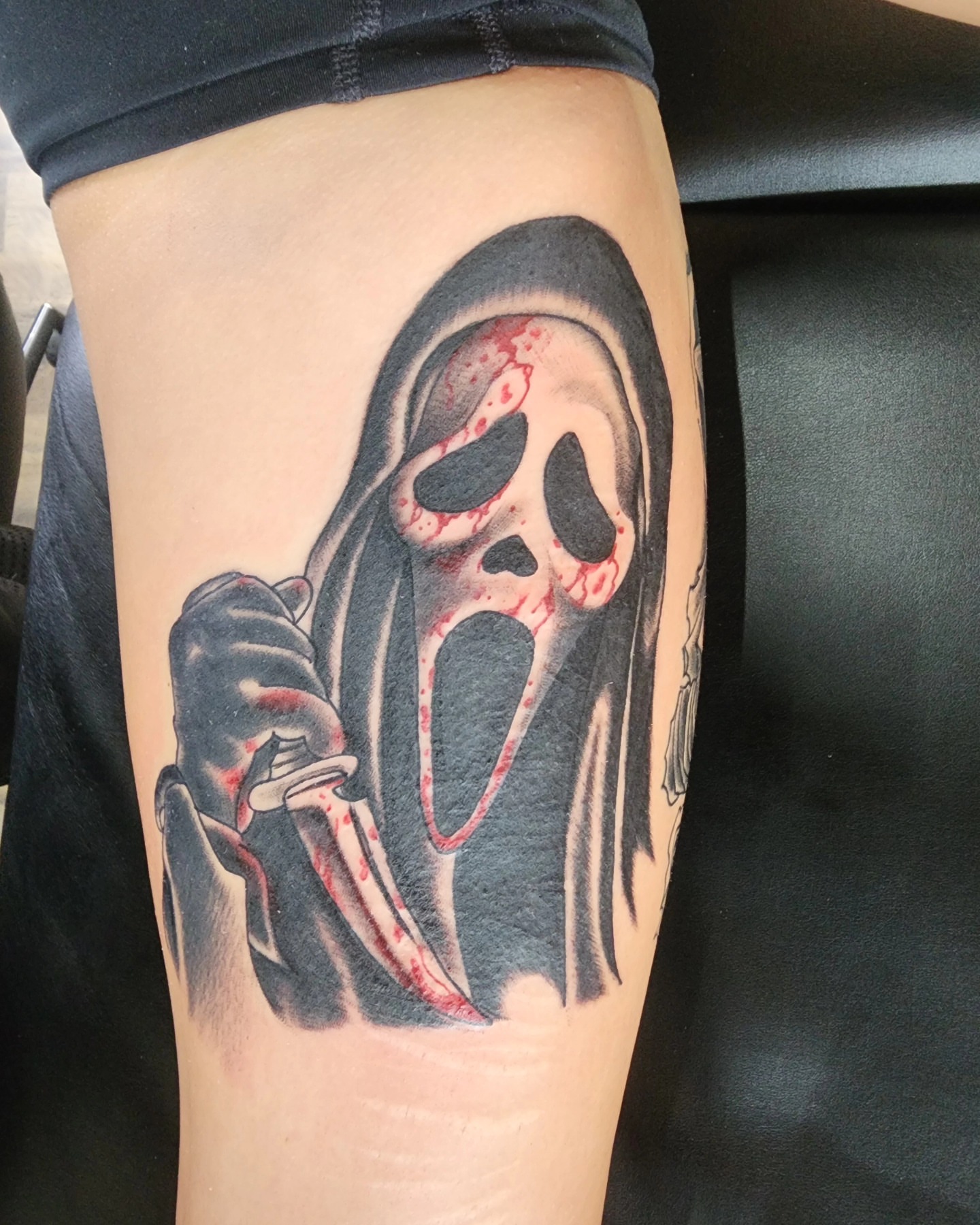 Tattoo by @conwaythetattooer — black_and_grey, realism