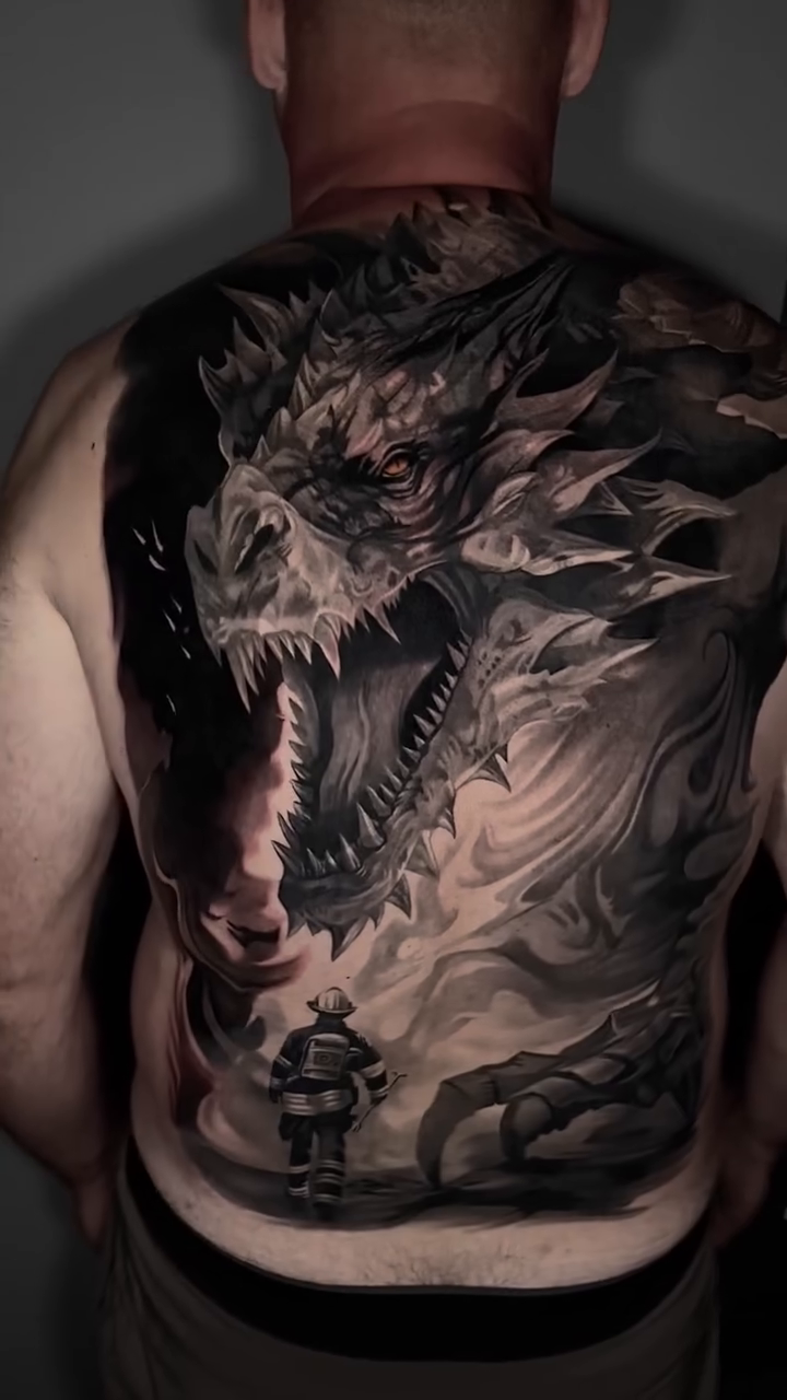 Tattoo by @nebesnuy_art — realism, dark_realism