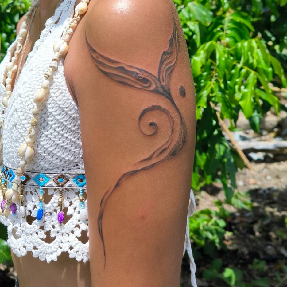 Tattoo by @blauinks โ black_and_grey