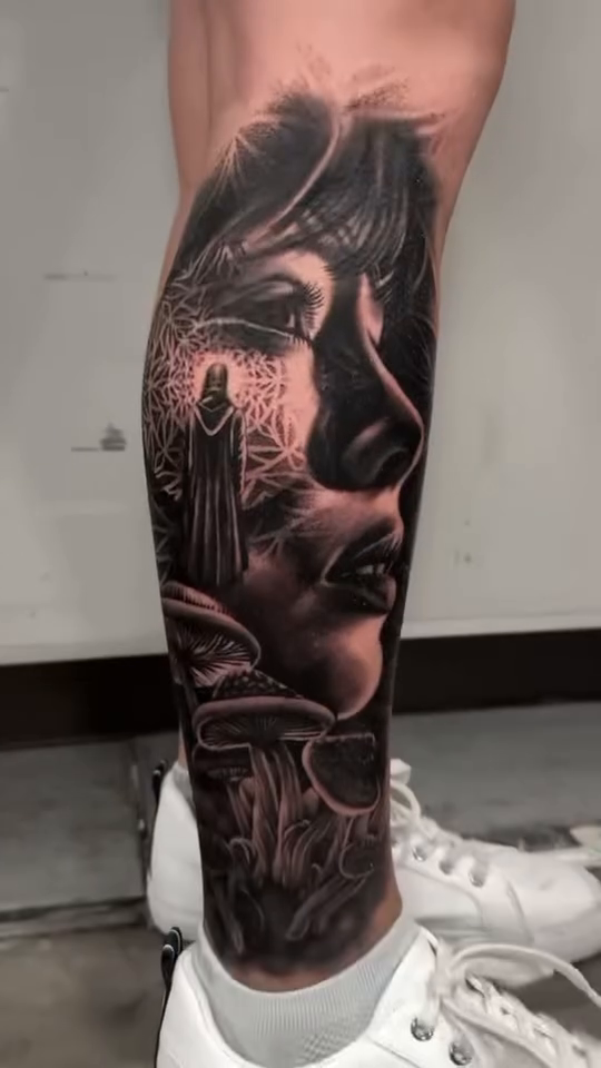 Tattoo by @mastercrae — realism, black_and_grey