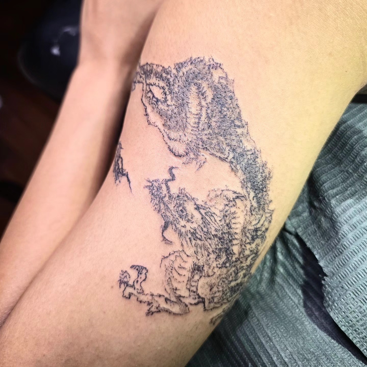 Map black and grey tattoo on the forearm by Branded ꪉꪗ Brandon ∴ b.liew ∴ Tattoo ∴ NYC