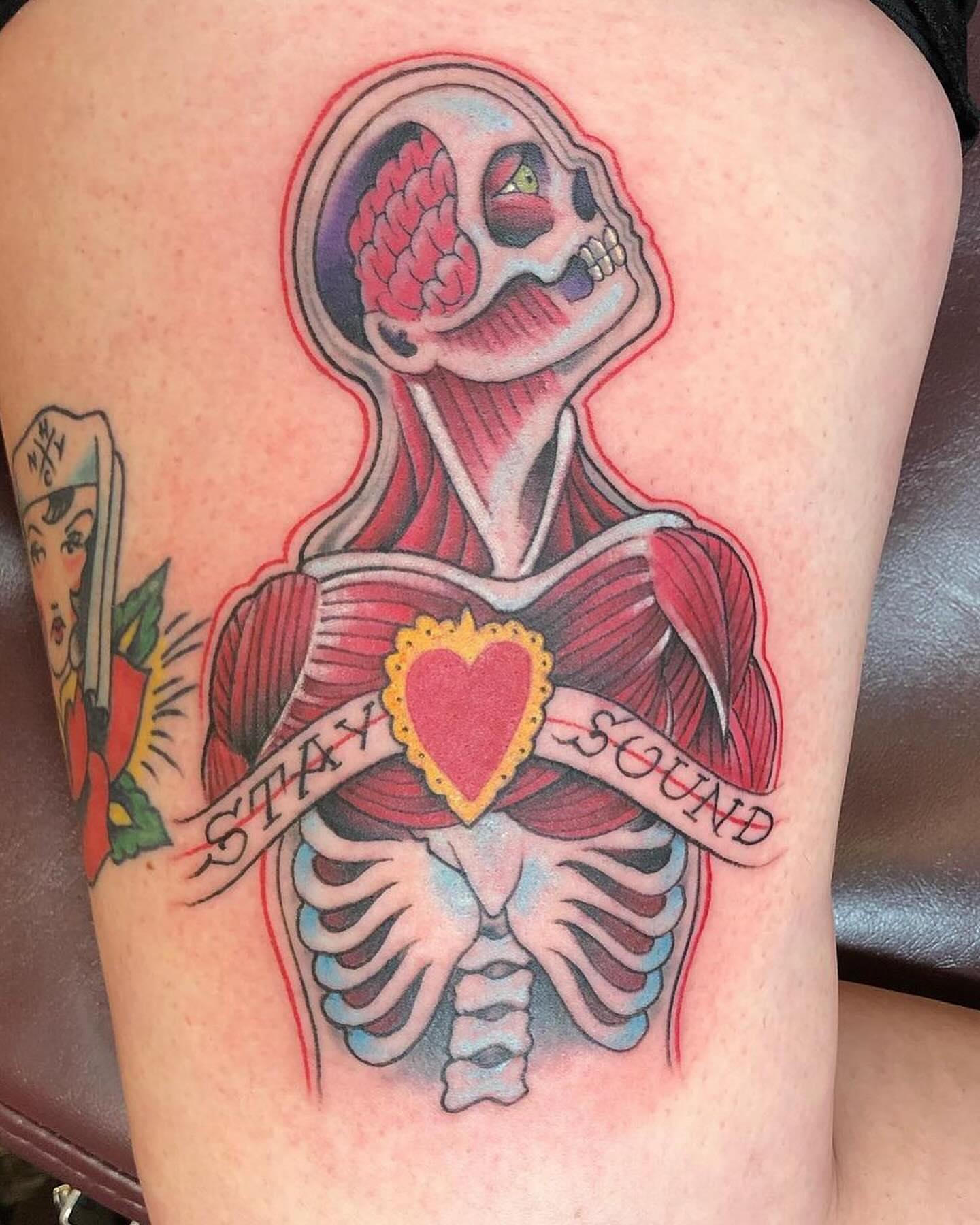 Tattoo by @deirdreaikin — american_traditional, realism