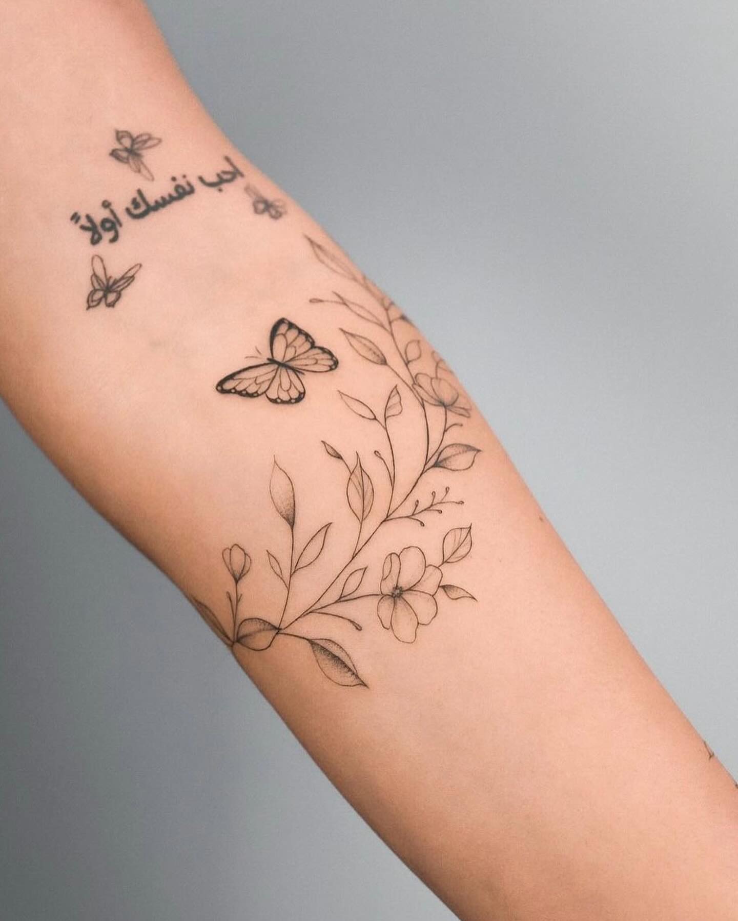 Tattoo by @houstontattoo.chelsea — fine_line, black_and_grey