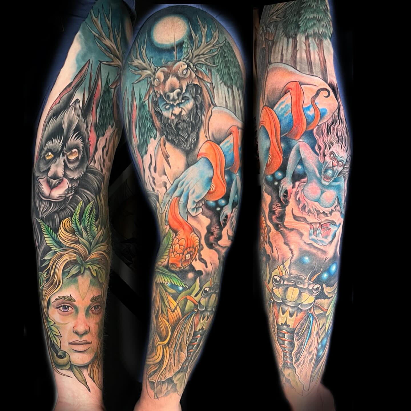 Tattoo by @skerrybrownie — realism, surrealism