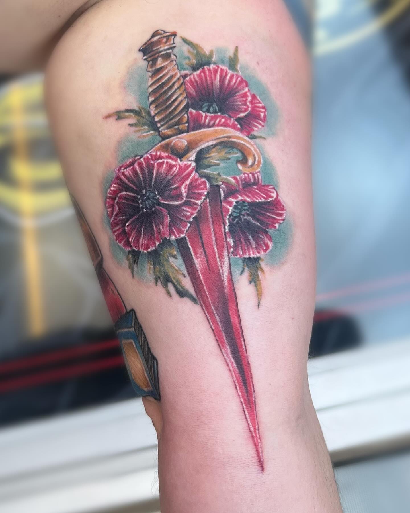Tattoo by @relentlesley83 — realism, dotwork