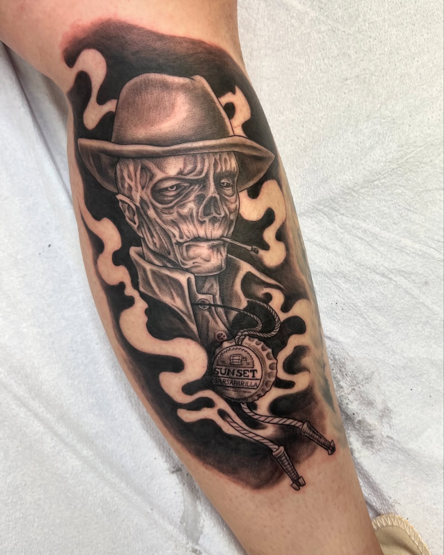 Tattoo by @thora_lorelei — black_and_grey, realism