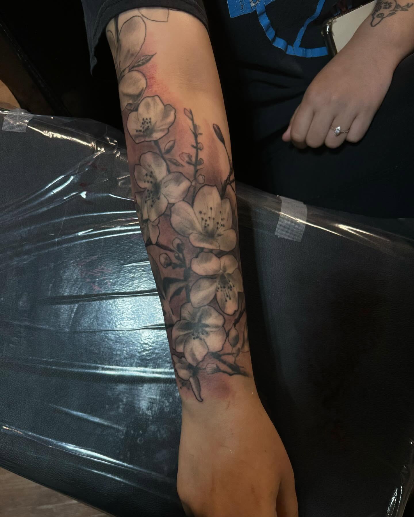 Tattoo by @meme_tattoos — black_and_grey
