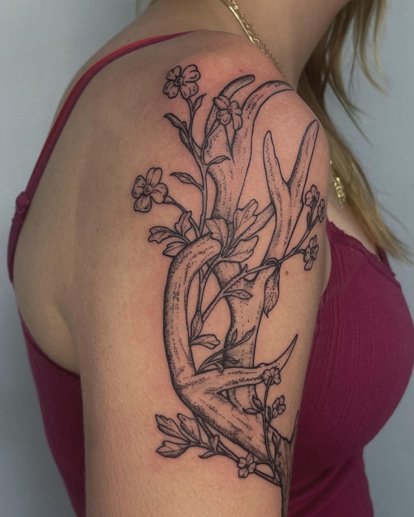 Tattoo by @allieruck_tattoos — black_and_grey
