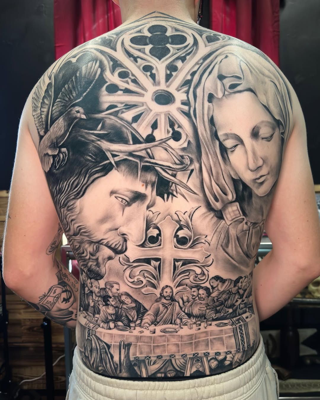 Realism tattoo on the back by INK with KIRON 🇳🇵 🇺🇸DTX, Dallas, Texas