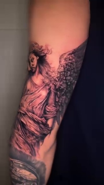Tattoo by @3k_tat_too — realism, black_and_grey
