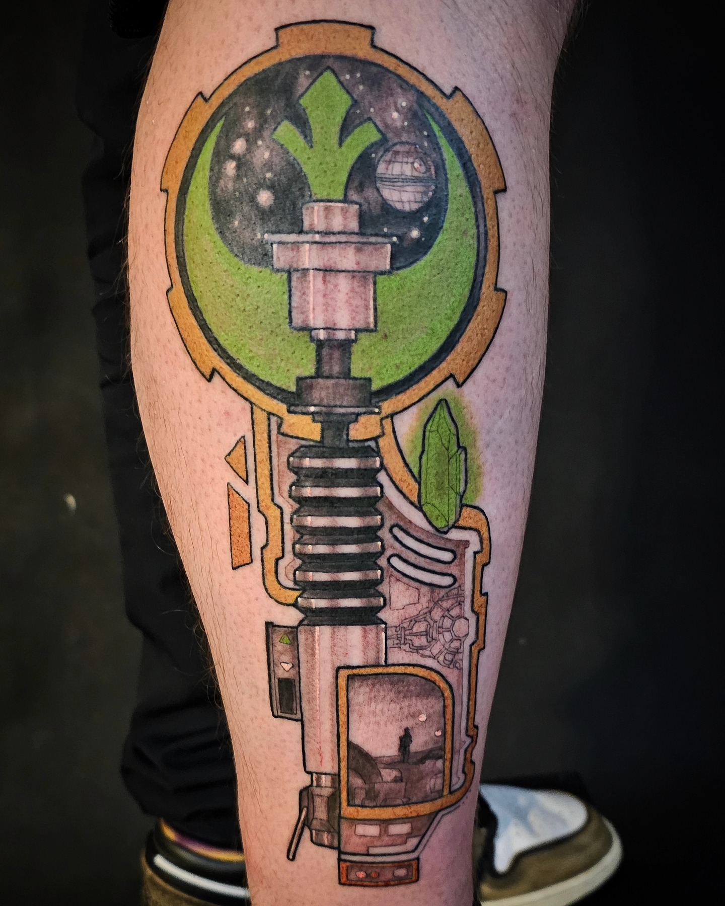 Tattoo by @rkraiza โ geometric, illustrative