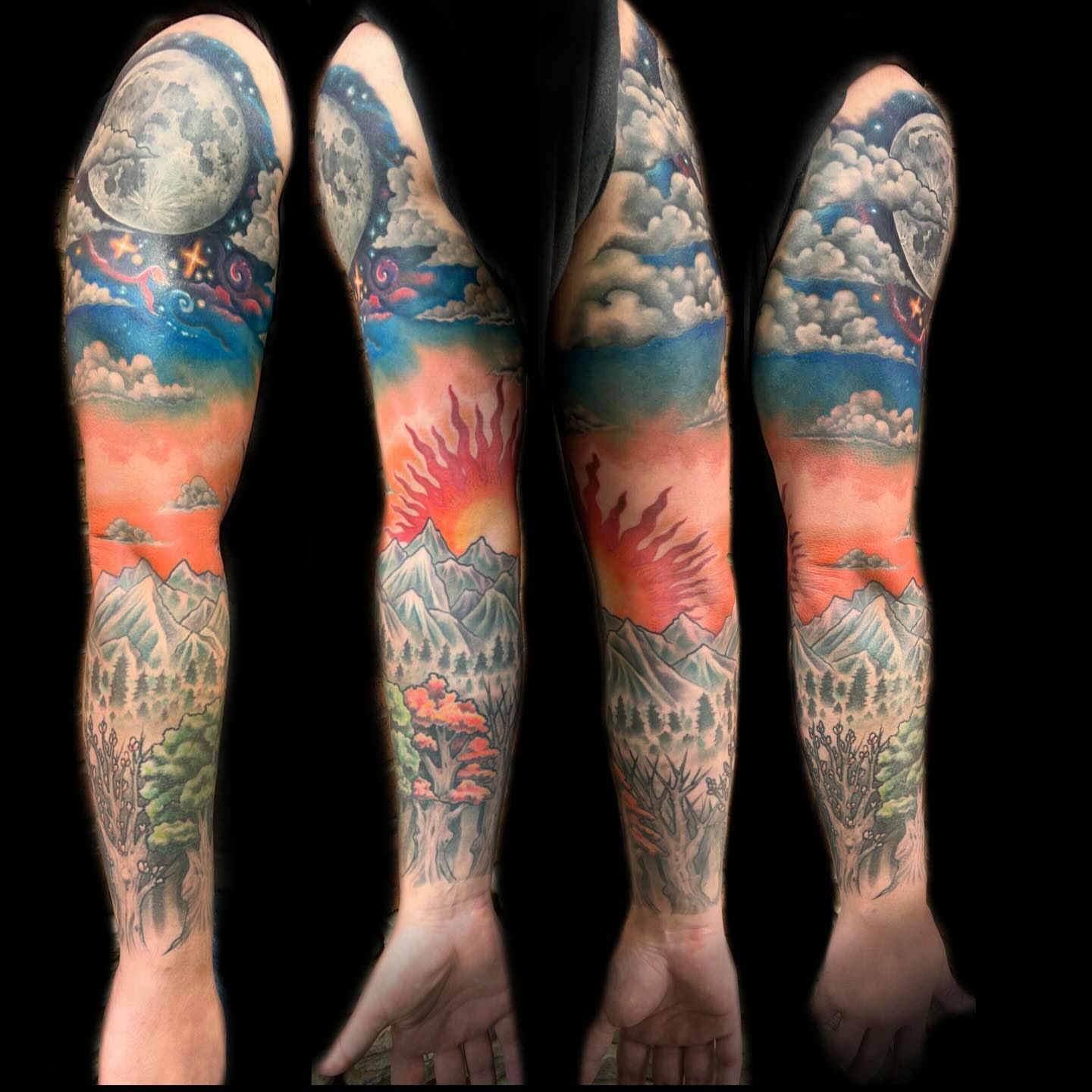 Tattoo by @skerrybrownie — realism, watercolor