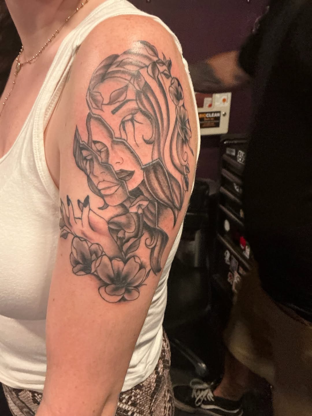 Tattoo by @boeshane — black_and_grey, realism