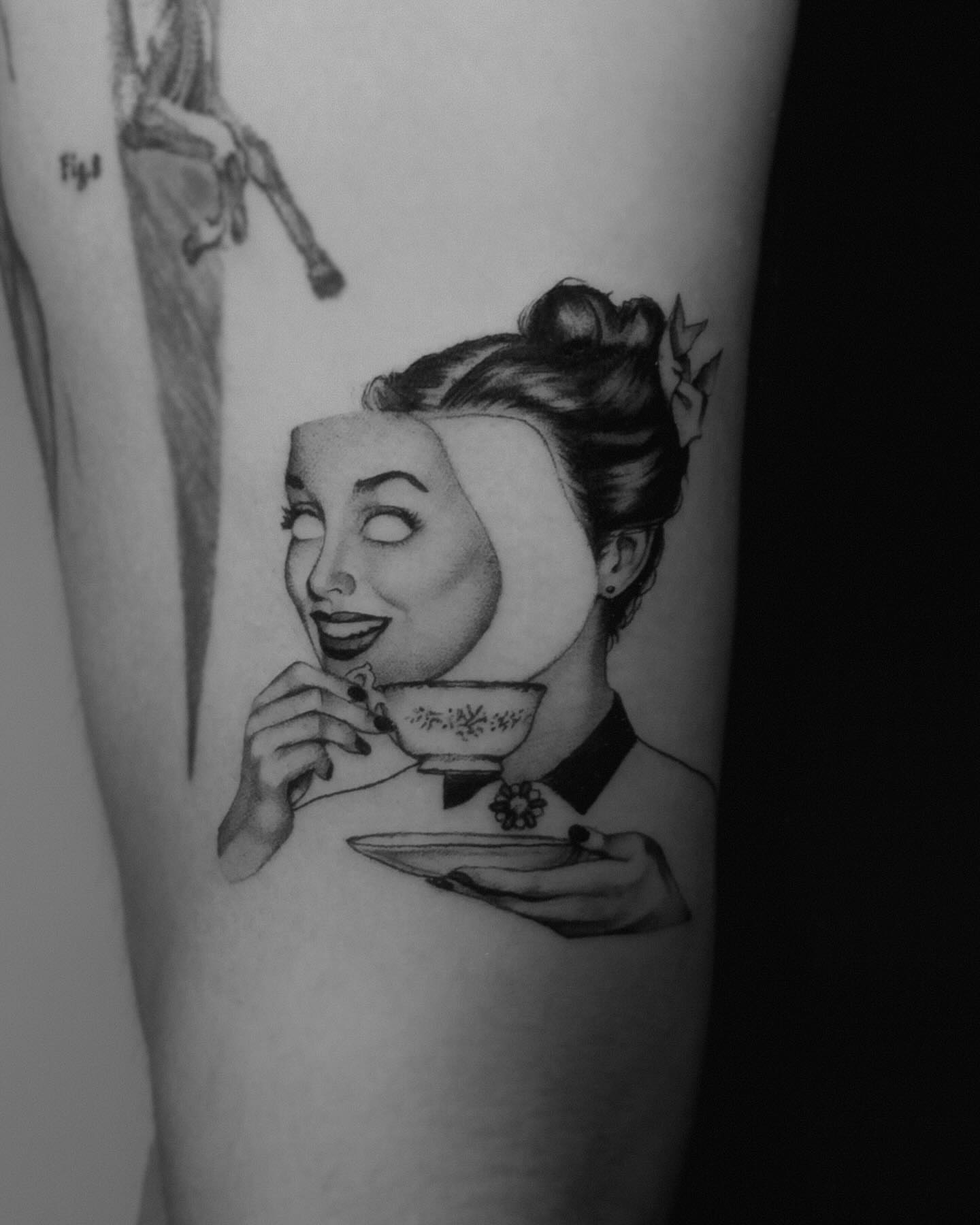 Tattoo by @henkotattooart — black_and_grey, realism