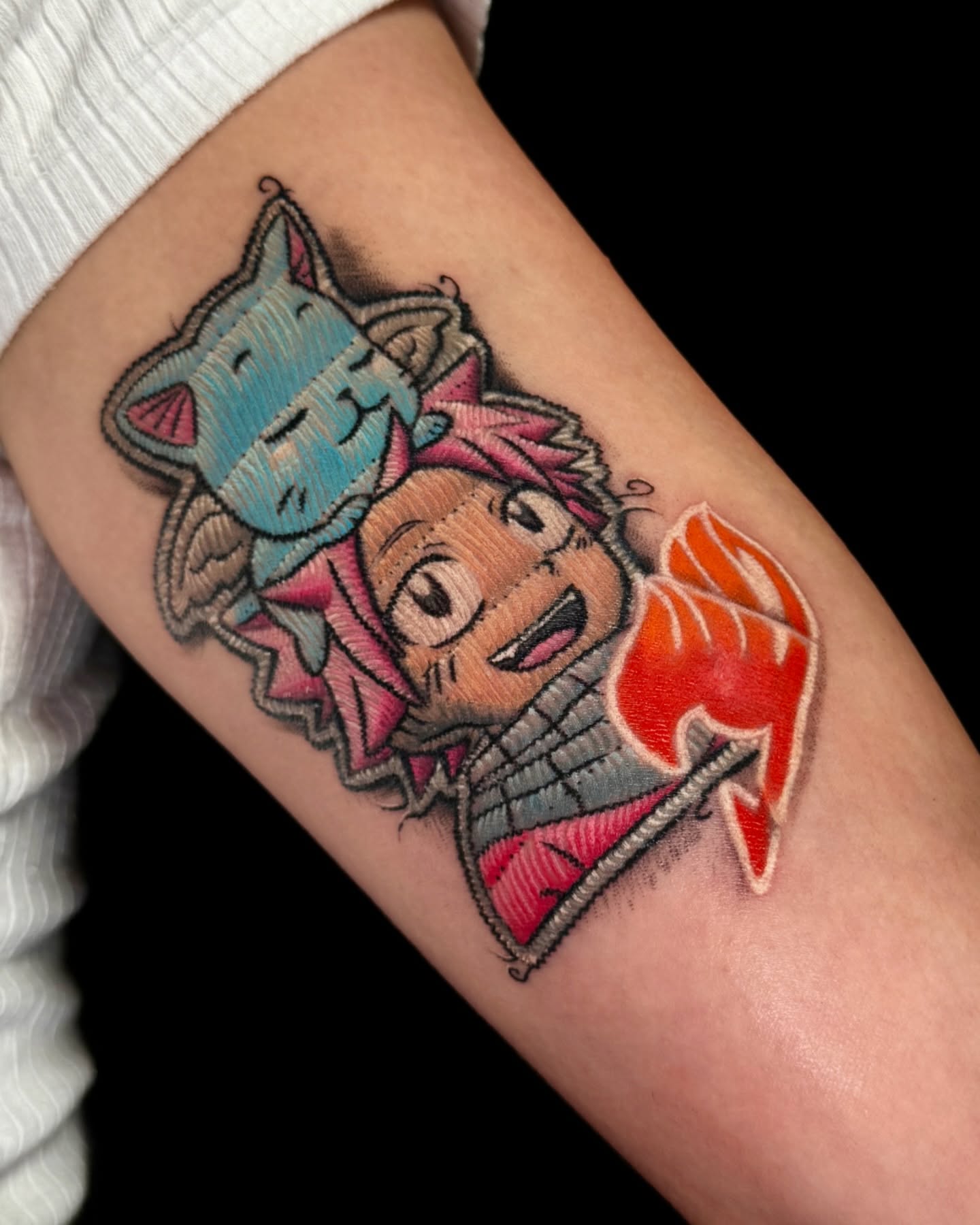 Tattoo by @tailors_truong — anime