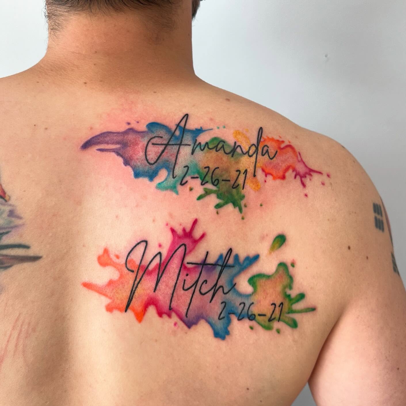 Tattoo by @wattsy.tattoos — watercolor