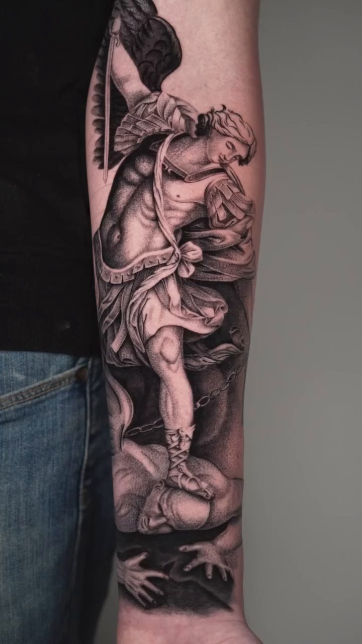 Tattoo by @dosantosink — realism, black_and_grey