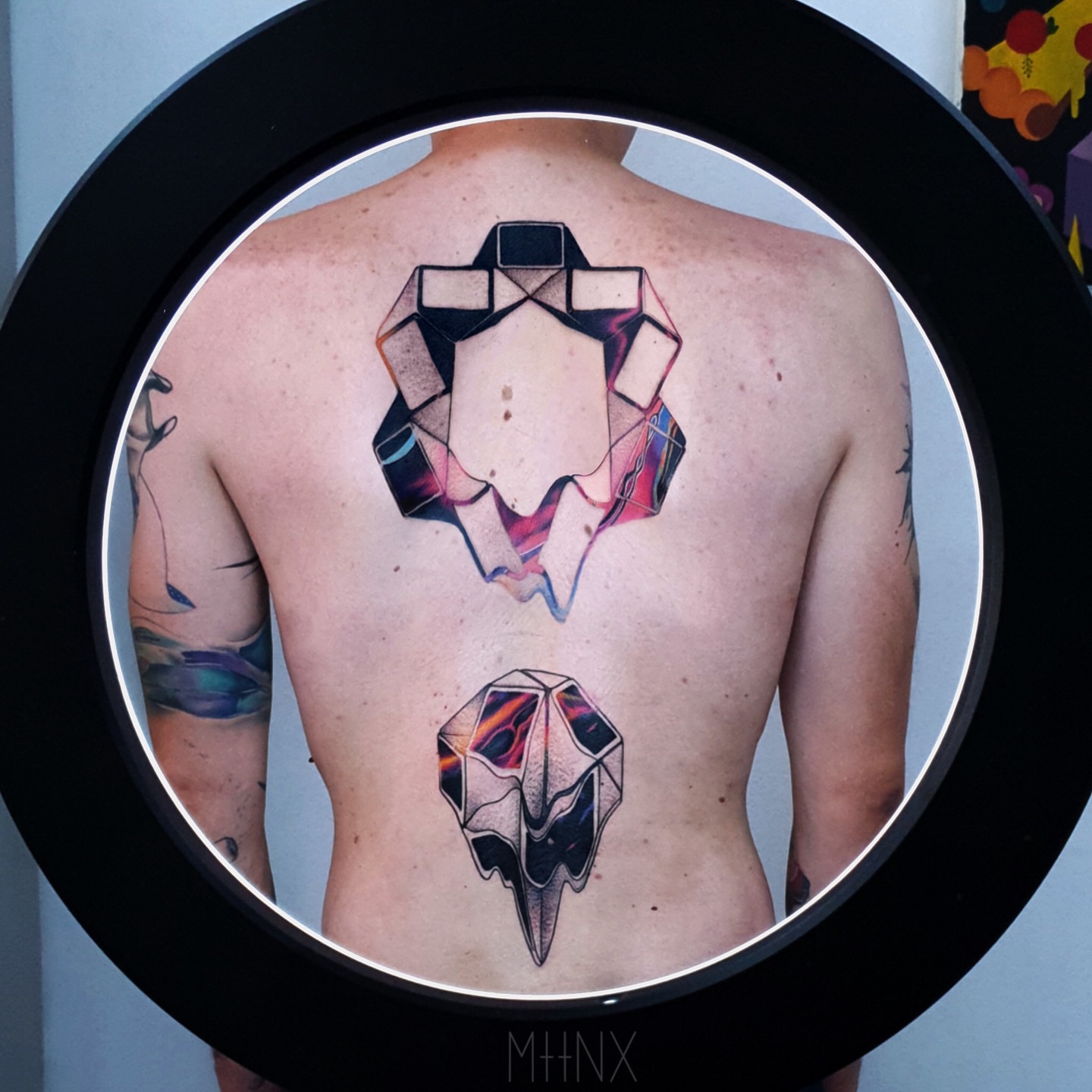 Tattoo by @mattynox — geometric