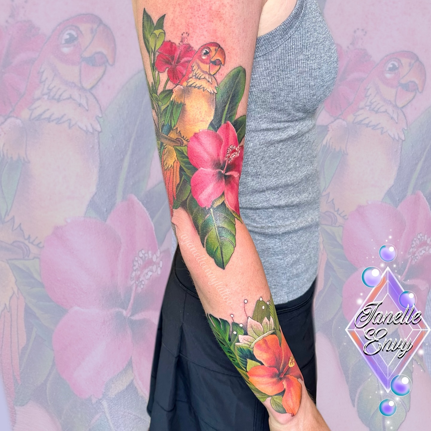 Tattoo by @janelleenvytattoo — realism