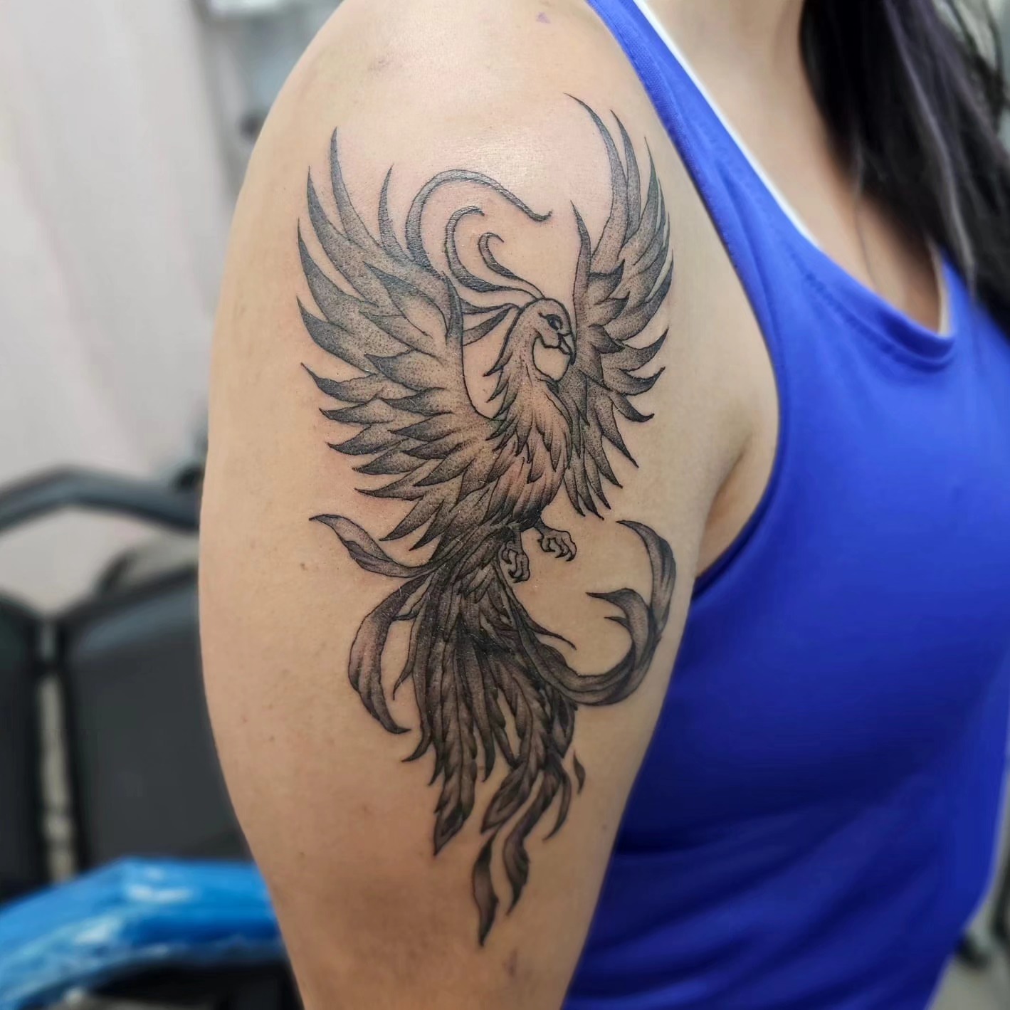 Tattoo by @jabbedbyjess — black_and_grey