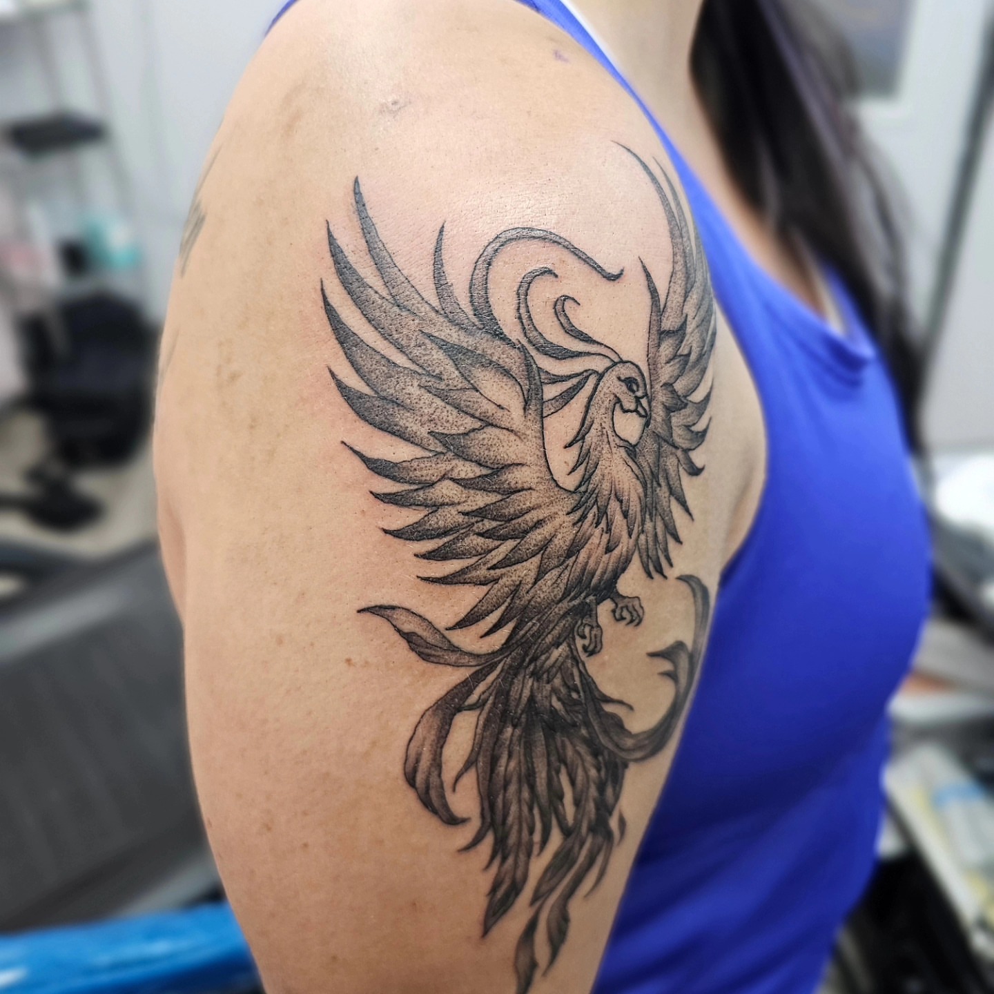 Tattoo by @jabbedbyjess — dotwork