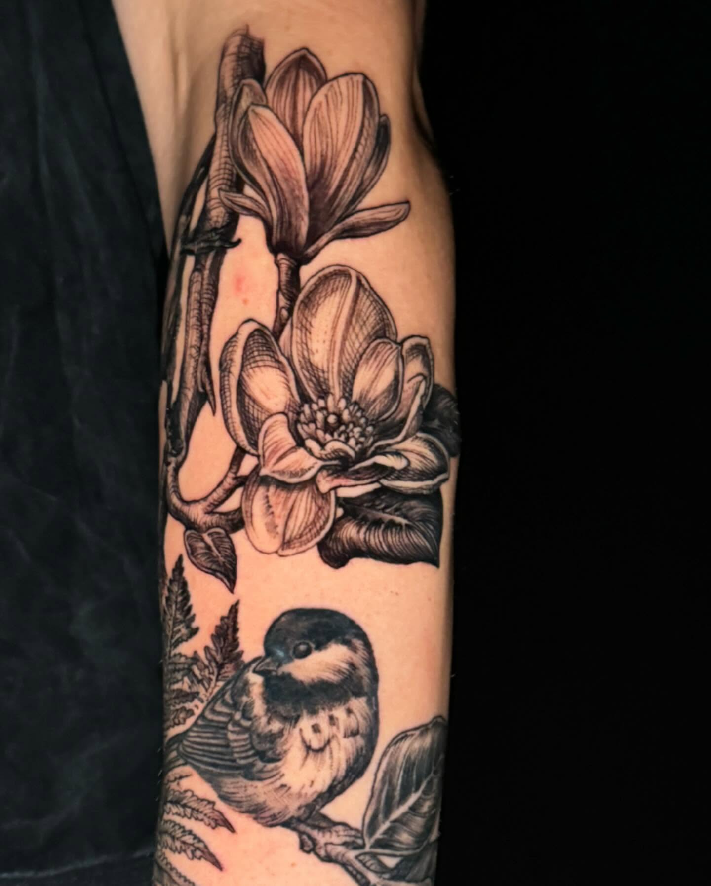 Tattoo by @joeskram — black_and_grey, realism