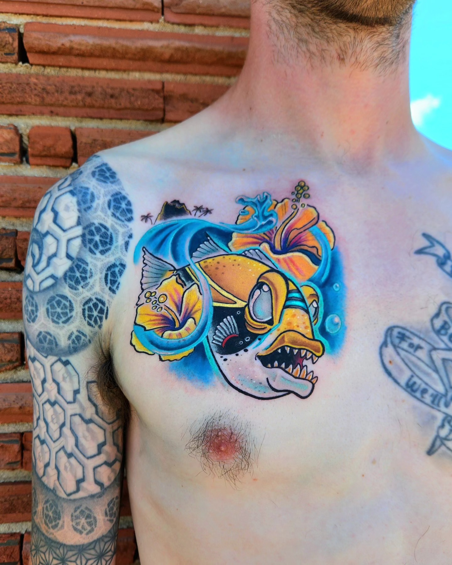 Tattoo by @artbyalizard — american_traditional, geometric