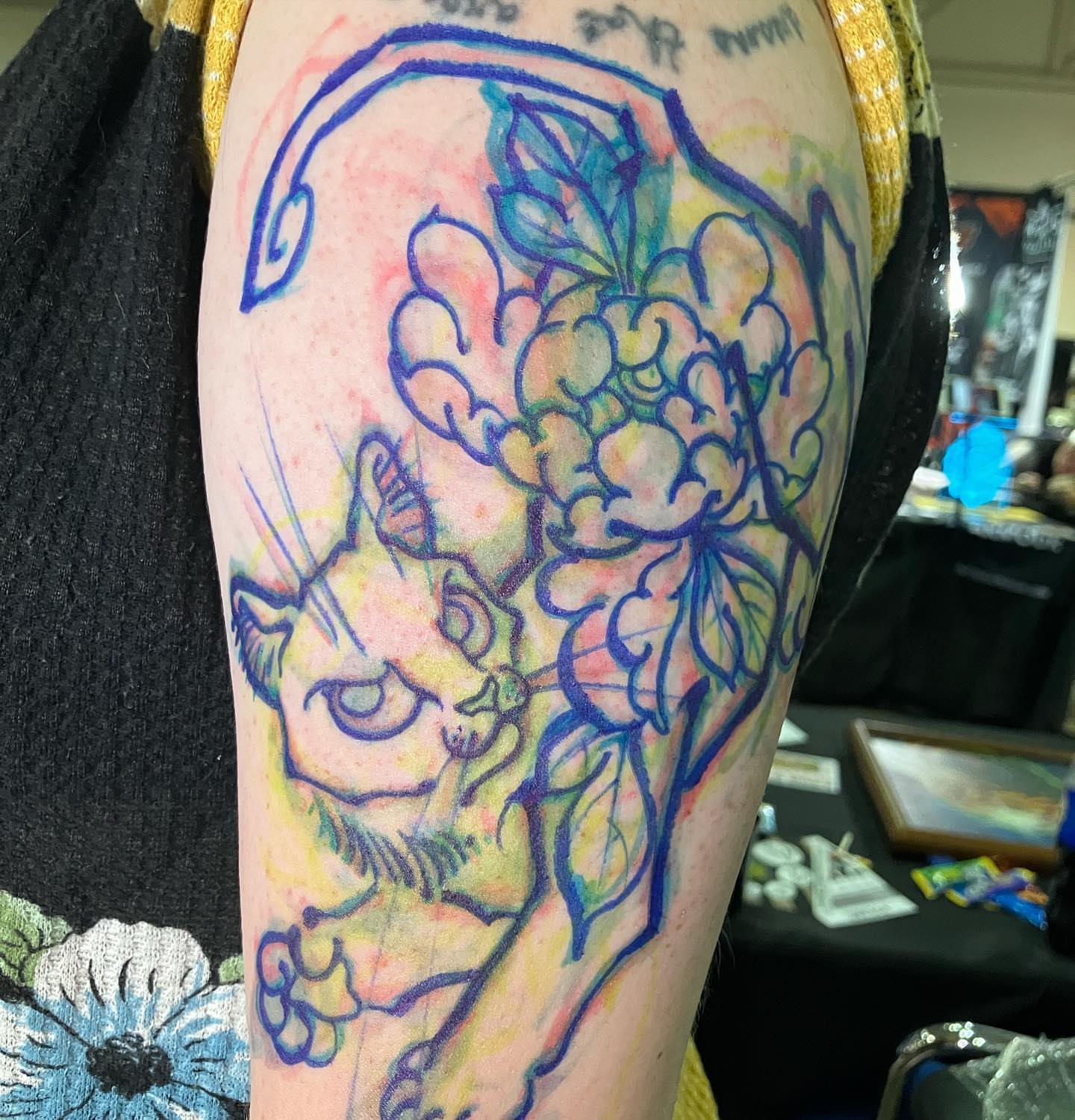 Tattoo by @woojintattoo — new_school, watercolor