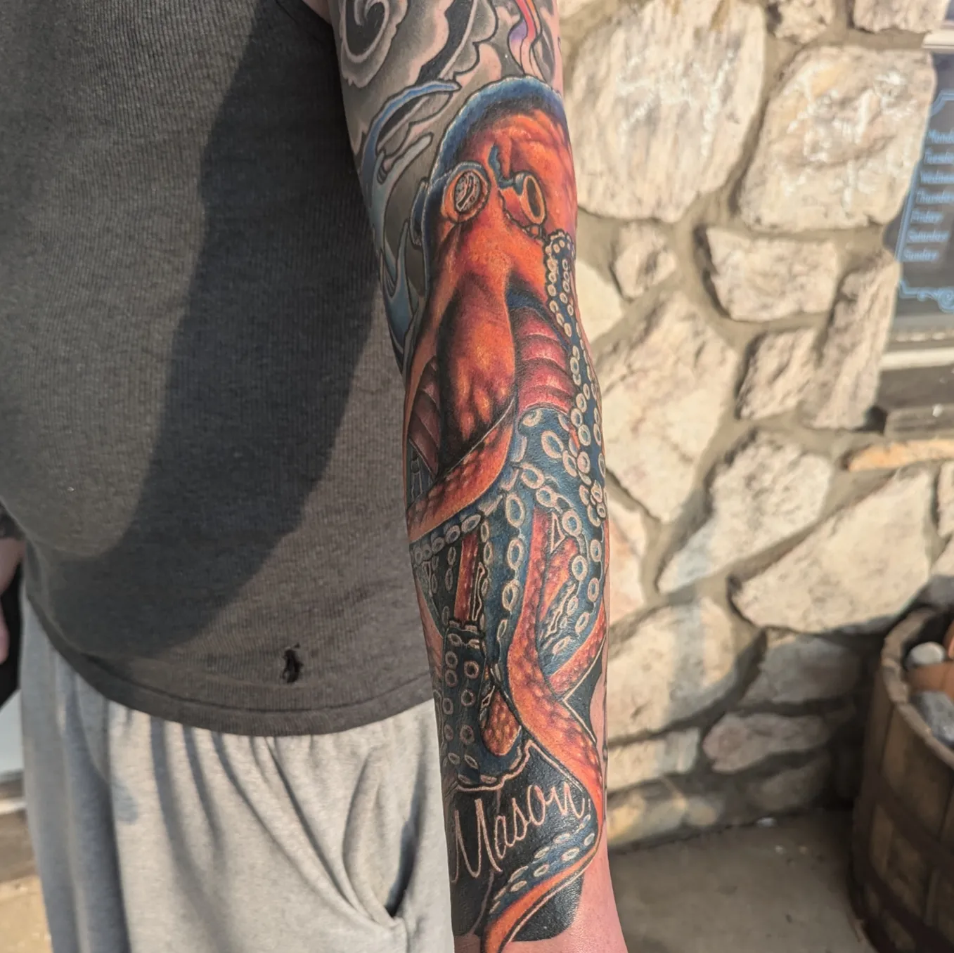 Tattoo by @nason_dilts_tattoo — realism, dotwork