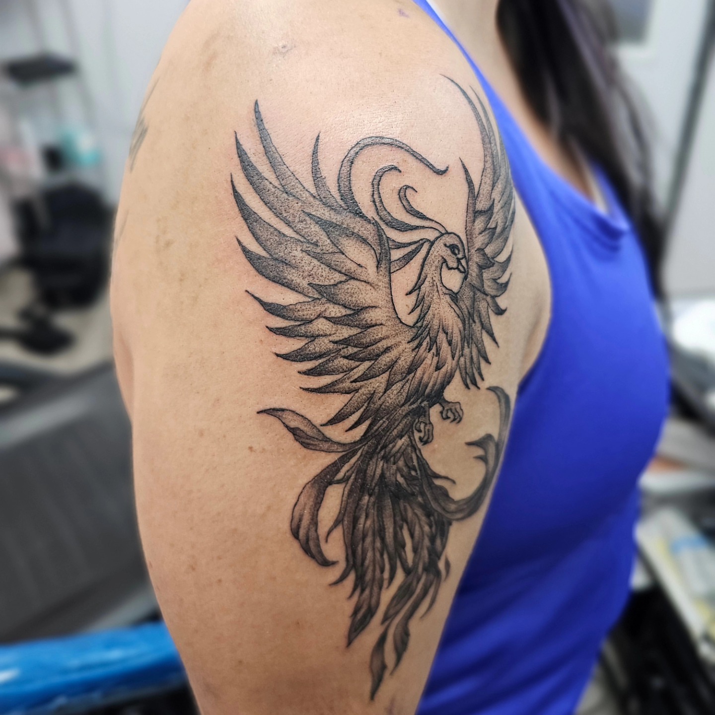 Tattoo by @jabbedbyjess — dotwork