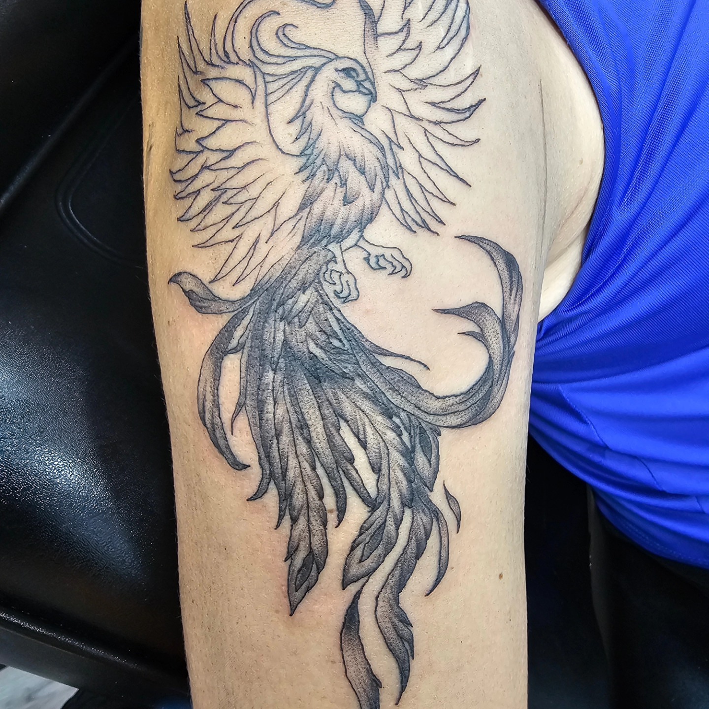 Tattoo by @jabbedbyjess — black_and_grey