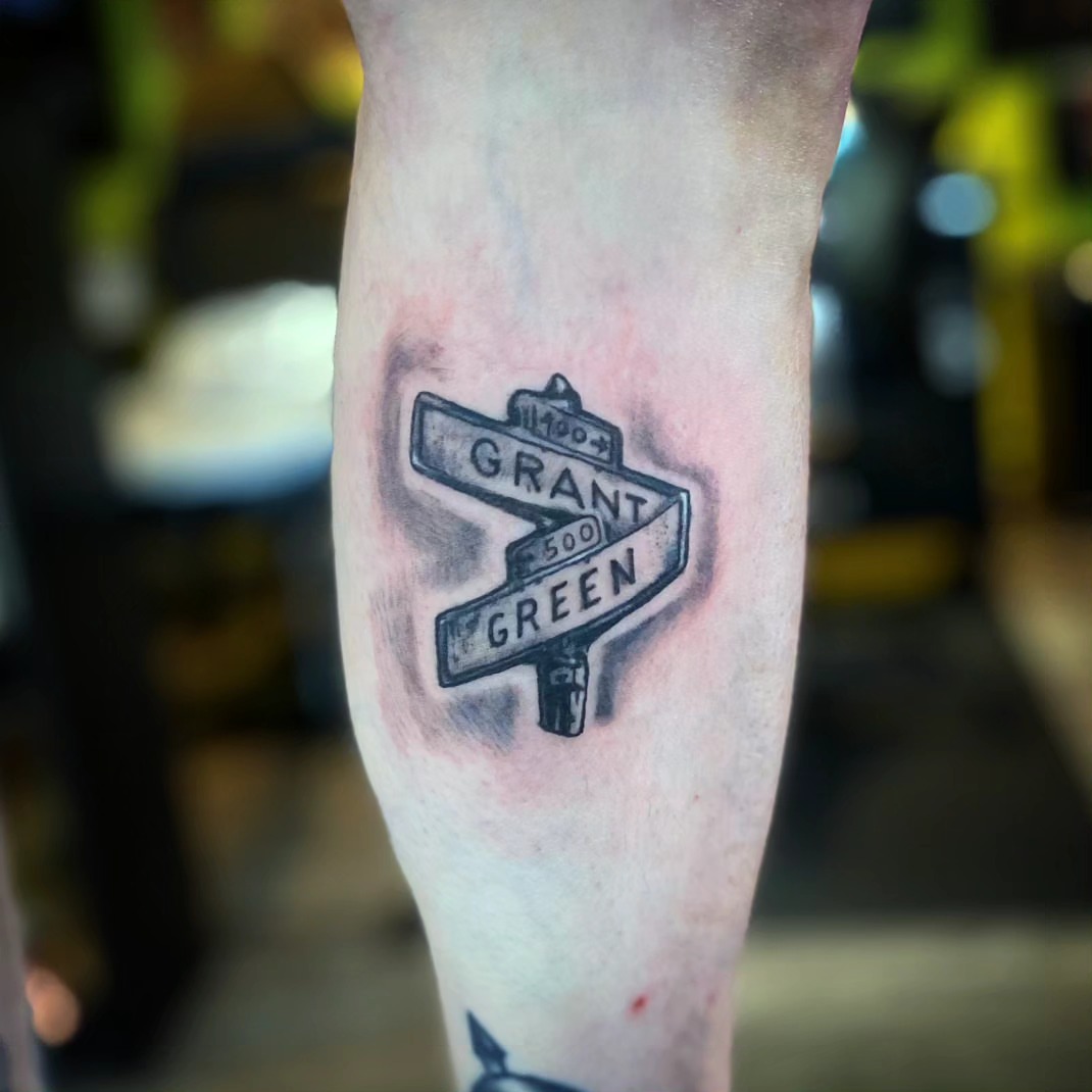 Tattoo by @peraltatattoos — black_and_grey